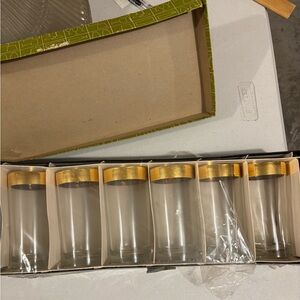RARE FIND. Mid Century Starlyte Culver Tumblers New in Box